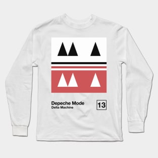 Delta Machine / Minimalist Style Graphic Artwork Design Long Sleeve T-Shirt